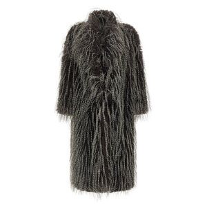B&B Couture Women Eco Fur Long Hair